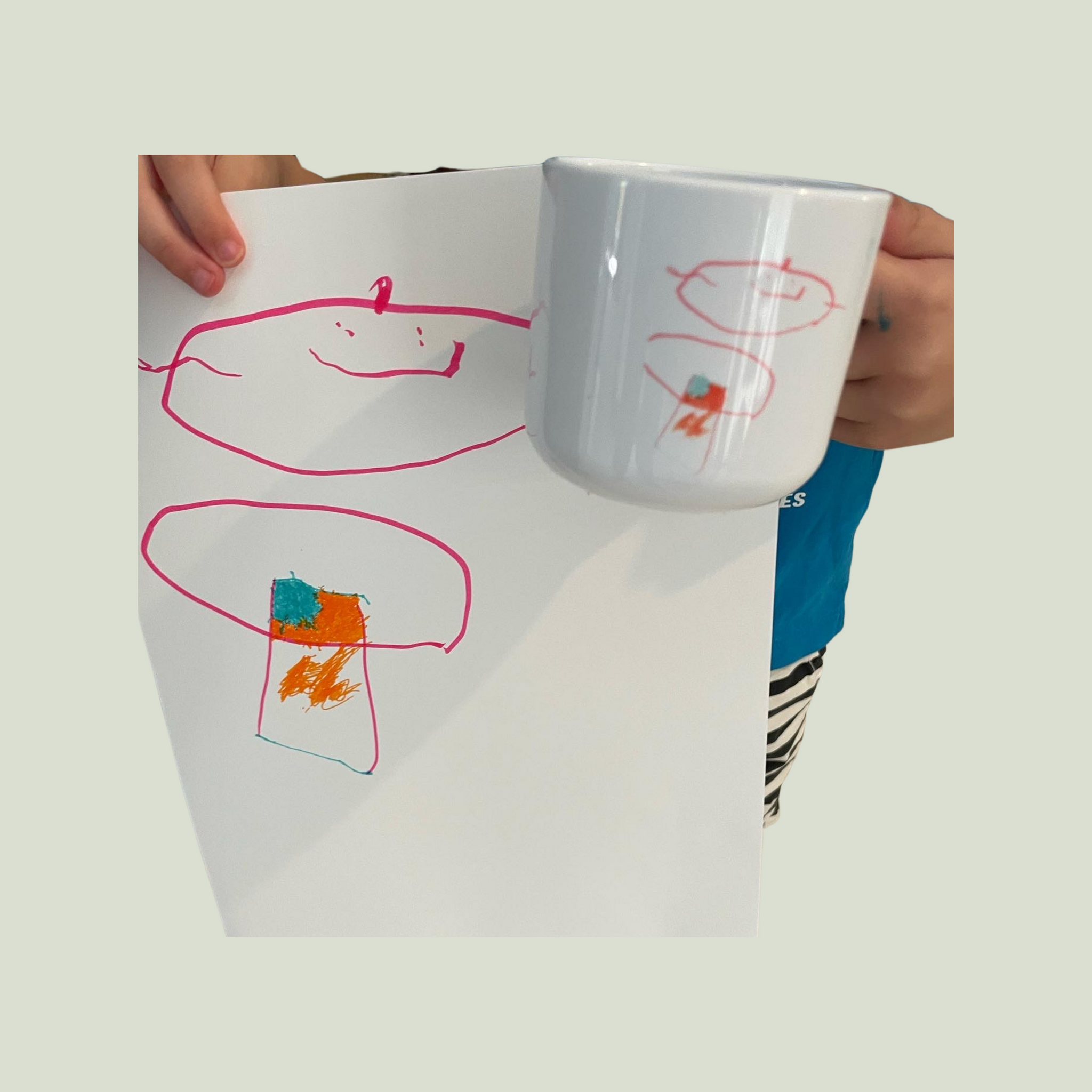 Custom Mug with Kids drawing